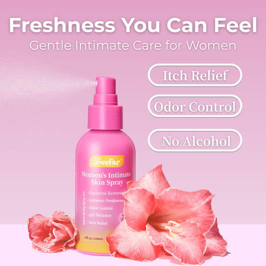 LeeFar Women’s pH Balance Intimate Spray – Odor Control & Itch Relief